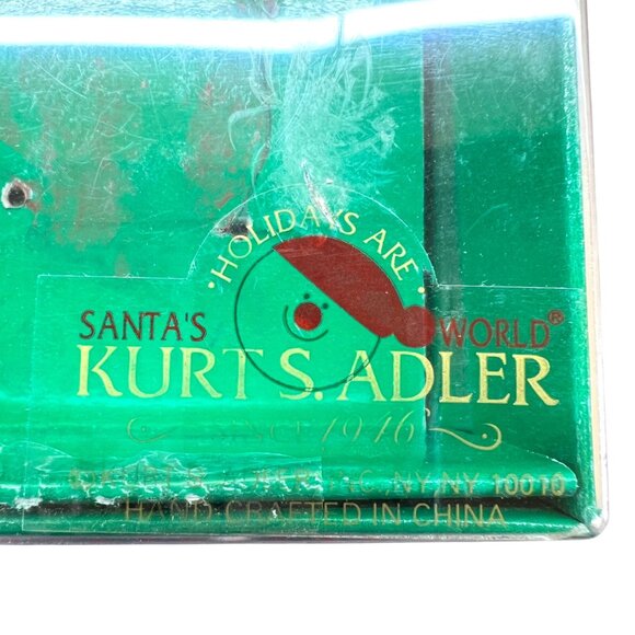 Kurt Adler Santa Santas World Holly Dearies Christmas Ornament with Bells - Picture 11 of 14